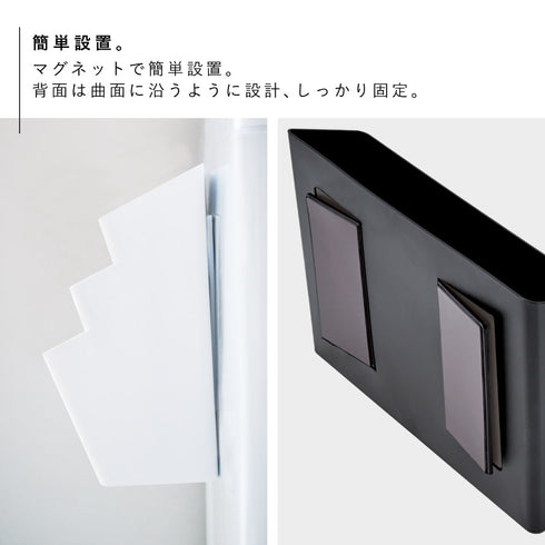 冷蔵庫横マグネット収納ポケット 3段 タワー.|s3